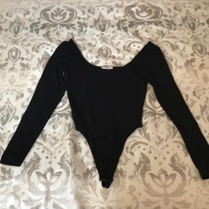 Black BCBG body suit